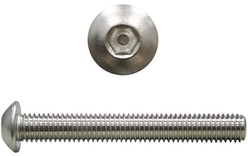 Linsenkopfschrauben ISO7380 M5x35 Edelstahl V2A 100 Stk.