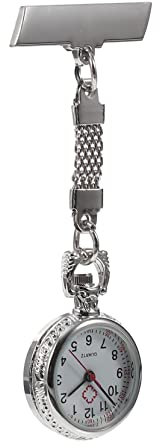 WRITWAA 1stück Krankenschwesteruhr Clip Praktische Taschenuhr Für Damen Medizinische Ansteckuhr Mit Großem Ziffernblatt Für Pflegekräfte Und Medizinstudenten Robustes Design Für