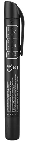 Tissting Probador Digital de Líquido de Frenos con 5 LED, Detector de Humedad, Portátil para DOT3 DOT4 DOT5, Uso Profesional en Talleres Mecánicos