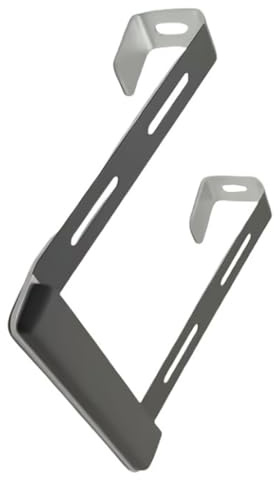 TENYELE Aluminium Vertical Laptop Stand Desktop Holder Adjustable Dock Space Saving For Desk Heat Dissipation Desk Mount