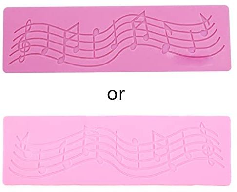 Asukohu Music Note Silicone Fondant Cake Mould Mat Chocolate Decorating Tools Baking Accessories Kitchen Rubber Tray