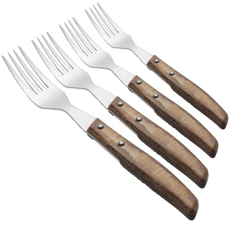 Tenedor Madera de Chopo Comprimida 200 mm (Paquete de 4)