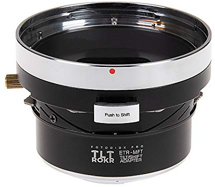 Fotodiox Pro TLT ROKR - Tilt/Shift Lens Mount Adapter for Bronica ETR Mount SLR Lenses to Micro Four Thirds (MFT, M4/3) Mount Mirrorless Camera Body
