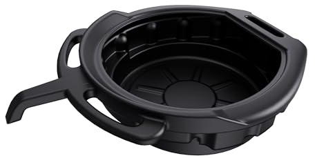 X-UP Ölauffangwanne 15L aus HDPE | robuste Konstruktion, Flache Bauweise | ölauffangwanne/Ölwanne Auffangwanne für KFZ-Ölwechsel, Altöl und Chemikalien