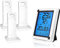 ThreeH Innen-Außenthermometer Digitales Hygrometer mit 3 drahtlosen Sensoren Feuchtigkeitsmesser Genauer Temperaturmonitor mit Touchscreen-LCD-Hintergrundbeleuchtung (3 Sensoren)