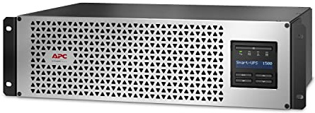 APC Smart-UPS 1500VA Lithium Ion UPS, SMTL1500RM3UCNC, Short Depth, Pure Sine Wave Rack Mount UPS with Network Card