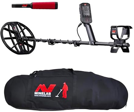 MINELAB MANTICORE Metal Detector Professional Bundle for Adults with PRO-FIND 40 Waterproof Pinpointer & Universal Metal Detector Carry Bag