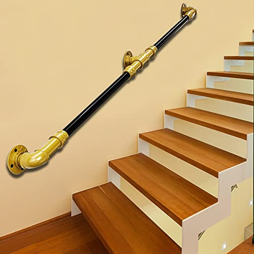Moderner Treppengeländer-Handlauf für den Innen- und Außenbereich, Komplettset, 1 m, 2 m, 3 m, 4 m, 5 m, 6 m, Treppengeländer, Sicherheitshandläufe (18 Fuß)