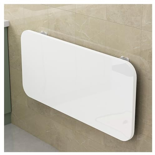 An der Wand montierter Klapptisch für Waschküche, zusammenklappbarer, an der Wand montierter Klapptisch mit Stahlhalterung, schmaler, Langer Wandtisch, zusammenklappbar, für Küche, Waschküch