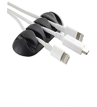 Uonlytech 16piezas Clips Para Cables De Escritorio Organizador De Cables De Carga Tv Pc Portátil Hogar Oficina