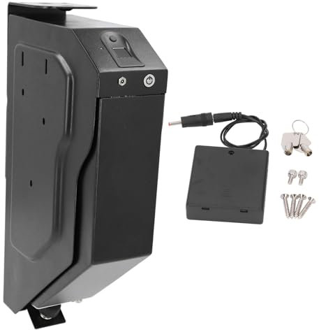 Safe Semiconductor Biometric Fingerprint Quick Access Lock Box Tragbarer Safe für Militärauto-Nachttischreisen