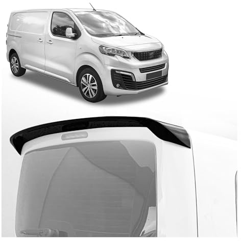 CHROMEMASTER | Alerón Trasero, Spoiler para Techo Compatible con Peugeot Expert 2016+; Accesorios de Coche - Spoiler para Coche; Poliuretano; para Pintar; Método de Montaje: Pegamento; Abe