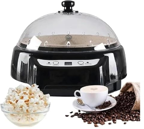 Tostatrice Caffè, Tostatrice elettrica for chicchi di caffè con tempo di cottura regolabile for caffè, tè e cereali