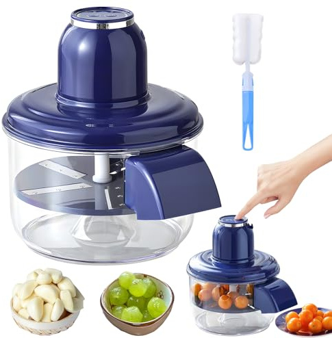 Electric Grape Peeling Machine, 2025 New Rechargeable Garlic Peeler Machine, Automatic Fruit Skin Remover Machine, Portable Small Fruit Peeling Tool, for Home Kitchen Commercial
