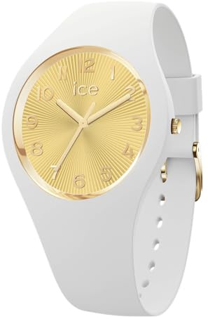 Ice-Watch - Ice Champagne - Montre pour Femme avec Bracelet en Silicone (Small 37)