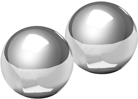 IWOWHERO 2 Pezzi Sfera A Specchio Riflettente Sfera Decorativa Lucida Per Esterni Sfere Da Osservazione Per Esterni