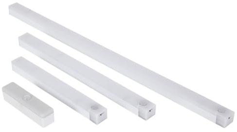 Generchin Tira de Luces LED Recargable con Sensor de Movimiento, Luz, Portátil, para Gabinete, Cocina, Escalera, Luz Cálida.