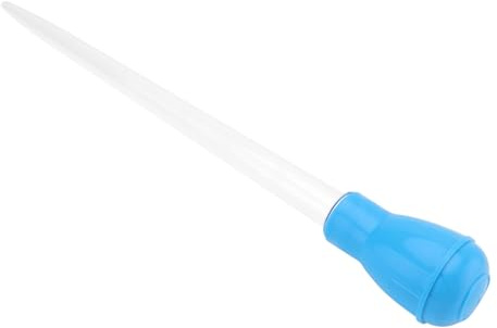 Gatuida Manual Aquarium Pipette Cleaner 50ml Plastic Fish Tank Waste Sucker for Coral Feeding and Water Changing Tool Suitable for Fish Tank and Aquarium Cleaning