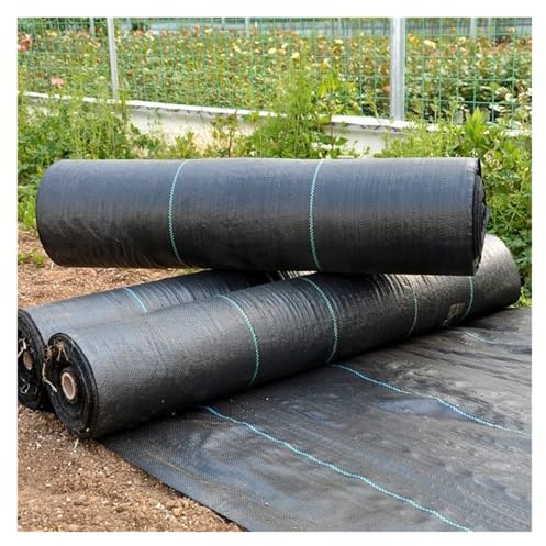 Membrana resistente per il controllo delle erbacce, in tessuto, di alta qualità, per giardini, aiuole e pacciamatura, pellicola resistente contro le erbacce (0,6 m x 130 m)