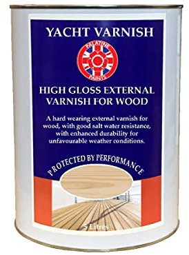 Yacht Varnish, Clear Gloss for External Wood | 5lt