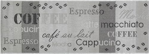 andiamo Outdoor Läufer Arizona - Teppichläufer Outdoor Teppich Flur Läufer Küchenteppich pflegeleicht 50 x 150 cm Grau