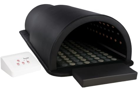 1Love Luxor Pro Dôme de sauna infrarouge lointain | 0 CEM, ELF et COV | Préchauffage en 10 minutes | Puissance 1200 W/110 V | Sauna personnel | Sauna 1 personne | Sauna sec portable | Sauna domestique