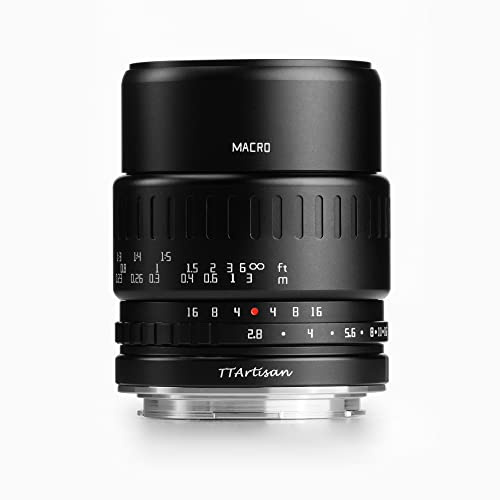 TTArtisan 40mm F2.8 APS-C Macro Lens for Insects Jewelry Portrait Still-Life Compatible with L Mount