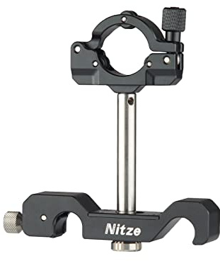 Nitze N04E2 15mm LWS Rod Lens Support Holder compatible with LAOWA 24MM T14 2X PERIPROBE Lens for DSLR Shoulder Support Rig System
