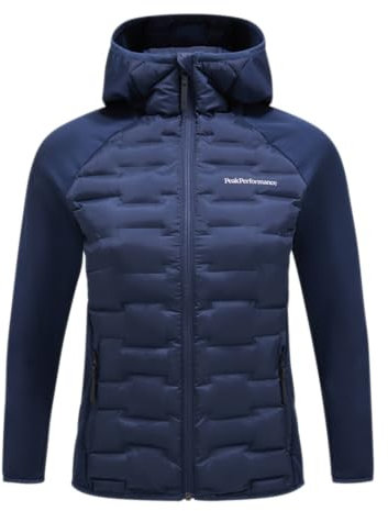 Peak Performance Damen Argon Hybrid Hoodie Jacke, Blue Shadow, L