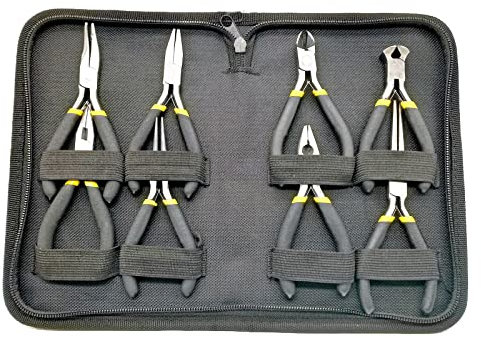 Strumenti per la creazione di gioielli Pinze piatte Pinze diagonali Pinze Radio Set 8pcs/set Flat Jaw Vise Grip