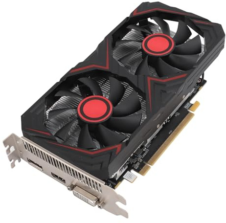 Bewinner Scheda Grafica Schede Grafiche GPU GDDR5 da 8 GB a 256 Bit, Scheda Video Desktop 2560X1600 per Ufficio e Giochi, Uscita HDMI 3DP, PCI Express 2.0 con Doppia Ventola