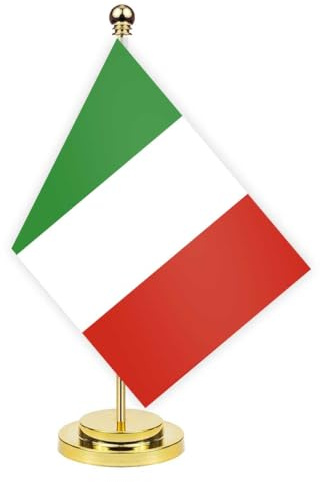 Italien Schreibtisch Flagge, 30cm großes kleines ItalienischItalienisch Banner im Freien, winziges Drucken Dekor für Büro Home Tisch desk Italy
