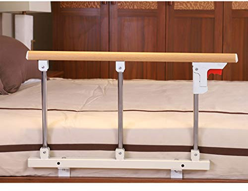 SEVEWAGE Bettsicherheits-Hilfsgriff, Klappschutz für ältere Erwachsene, Hilfsgriff, Handicap-Bett, Krankenhaus-Metallgriff-Stoßstange, Tragfähigkeit 150 kg (Farbe: D, Größe: 70 cm × 40 cm