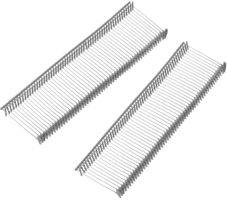 QUARKZMAN 1000pcs Accessoires D'étiquetage Standard de Prix, 25mm Attache d'étiquette de Vêtements de Pistolet en Plastique, pour Magazin, Boutique, Vêtements, Sac, Artisanat, Bagages, Gris
