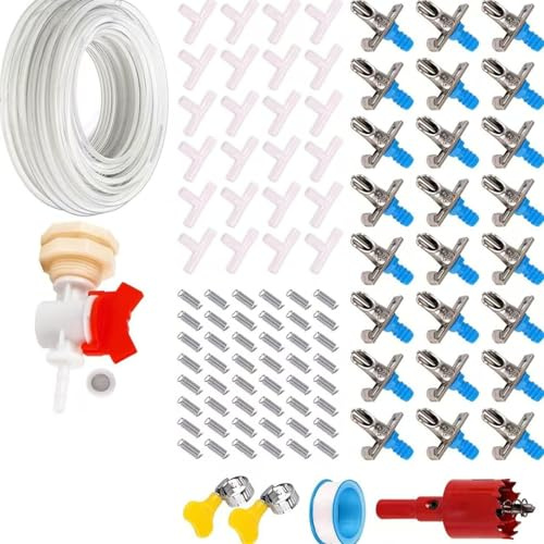 Kleintier-Trinkwassersysteme, auslaufsicheres Design, einfache Installation, Kaninchenstall, Bewässerungs-Kits, Käfigzubehör, Trinknippel