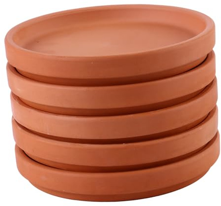 Artibetter Plato para Maceta Cerámica de Barro Adecuado para Celebracion Verano Diseño Resistente y Función para Maceteros en Exteriores E Interiores