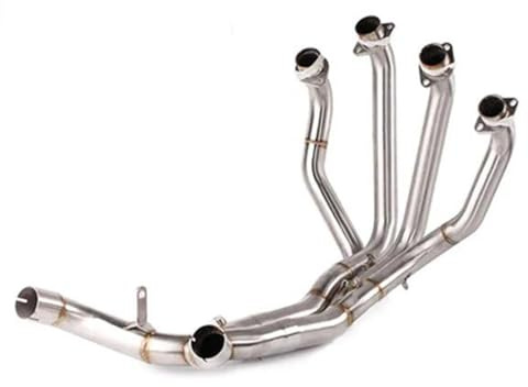 Accessori Decorativi Durevoli Per Moto Tubo Di Scarico Anteriore Collegamento Collegare Marmitta Per Kawasaki Z1000 2010-2020(Style 1)