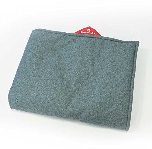 QSack Favoritsäck sittsäck överdrag XXL sittsäck skydd utan fyllning ytterskal 140 x 180 (blågrå)