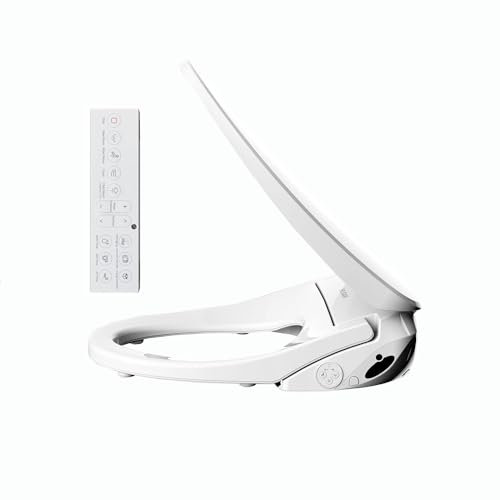 Bejoan X1 Elongated Bidet Toilet Seat, Electronic Bidet, Heated Smart Toilet Seat, Water SPA, Rear and Front Wash, Self-Cleaning Nozzle, Instant Warm Water, Temperature Controlled, Remote Control