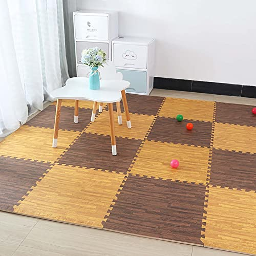 JYHCD Bodenschutzmatte Fitness [60X60x2cm] -Schaumstoff Baby Puzzlematte Spielmatte Krabbelteppich Weicher Ineinandergreifender Schutzmatten Turnmatte Unterlegmatte Bodenmatte Yogamatte,Z,4Pcs