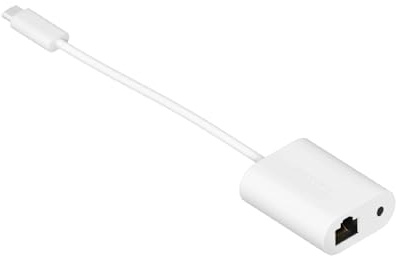 Sonos Combo Adapter Analog Audio & LAN to USB-C Converter White