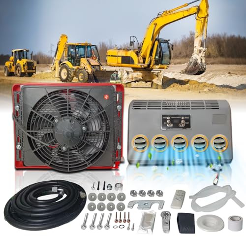 Elektrische Klimaanlage 24V Käfig-Design Universal 24V für LKW Wohnmobil Van Elektrische Klimaanlage AC 10000 BTU LKW