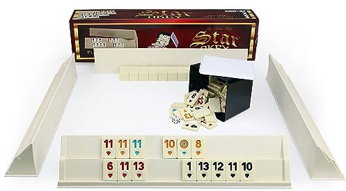 VD vatan since 1975 Original Rummy/Okey aus Kunststoff mit Melamin Spielsteine Plastik Okey (Star Plastik)