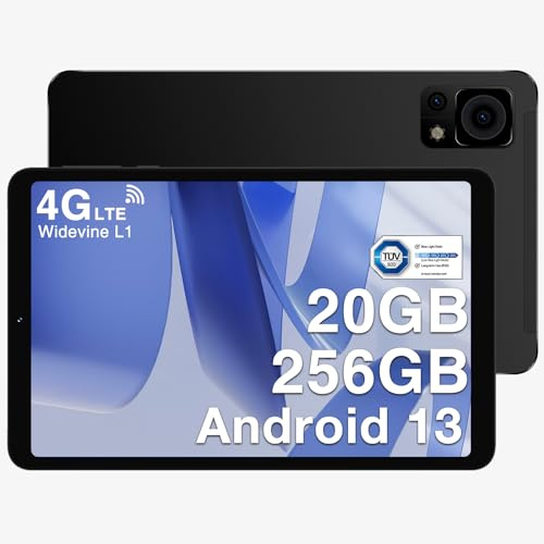 DOOGEE T20Mini Pro Tablet Android, 8.4 Pollici 2.3K FHD+, 20(8 + 12) GB RAM 256GB ROM/TF 1TB, Octa Core, Batteria 5060mAh, 4G LTE/5G WiFi/BT5.0.0/GPS/Widevine L1/13MP