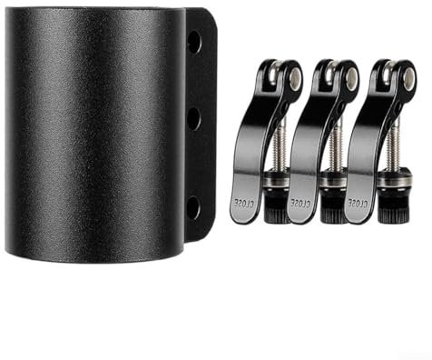 DAZZLEEX Electric Scooter Folding Clamp, Folding Clamp With Quick Release 3 Lock For Kaabo Mantis10 E-Scooter Reinforced Locking(Is black)