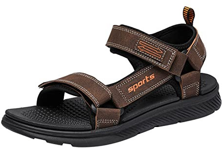 Générique Claquette Hommes Confortable Sandales de Sport Homme Sandales Homme Sandales de Randonnée Homme Chaussures d'été Réglable pour Sport Mer Plage