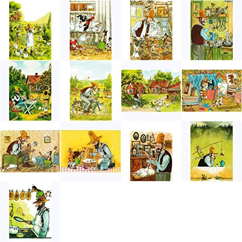 Postkarten-Set Pettersson und Findus