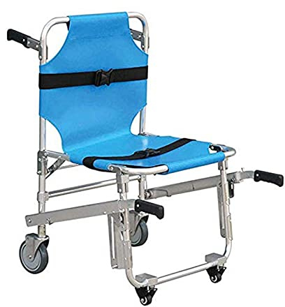 Elektrisches Treppensteigen Rollstuhl Raupen-Treppensteig-Rollstuhl, zusammenklappbarer Klapp-Treppenstuhl – Treppenstuhl, leichter zusammenklappbarer Krankenwagen, Feuerwehrmann, Evakuierun