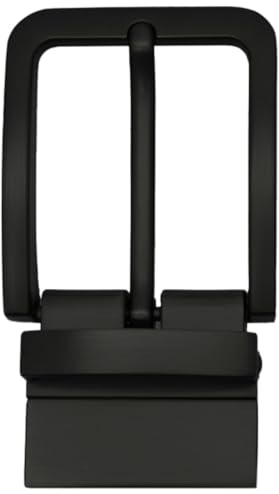 CINTURONTOP Fibbia reversibile rettangolare, unisex, adattabile a cinture fino a 38 mm di larghezza, durevole e versatile