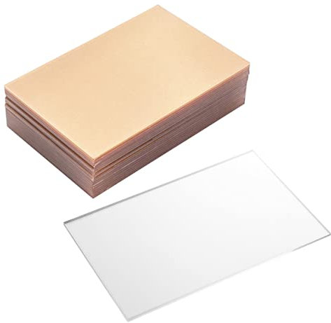BELLIFFY 10stücke Transparente Acrylplatten Für Bilderrahmen Kunstprojekte Und -bastelarbeiten Bruchsicher Vielseitig Einsetzbar Lange Haltbarkeit